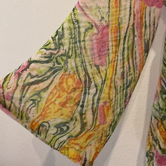 Pineapple Cove Swimsuit Beach Island Coverup Grandmacore Resort Vacay Large - Picture 4 of 10